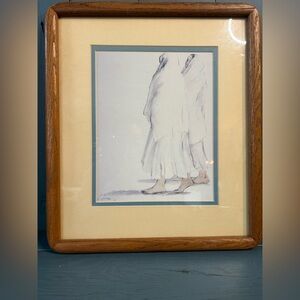 Windsor Art Print with Blue and Cream Accents - RC Gorman